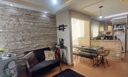 Apartamento com 02 dormitórios à venda, 56 m² no bairro parque das nações - santo andré/sp