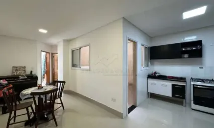 Apartamento com 02 dormitórios à venda, 55 m² no bairro ana maria - santo andré/sp