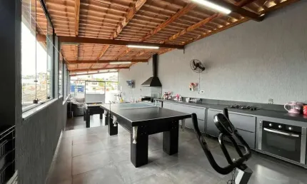 Sobrado com 4 dormitórios para alugar, 300 m² por R$ 3.117,00/mês - Vila Guaraciaba - Santo André/SP