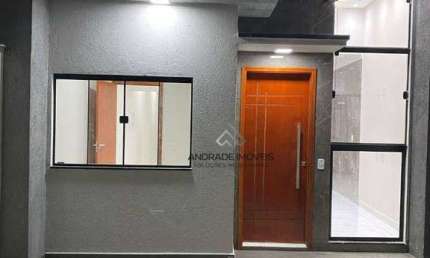 Casa com 3 dormitórios à venda, 66 m² por R$ 350.000 - Parque Real - Pouso Alegre/Minas Gerais