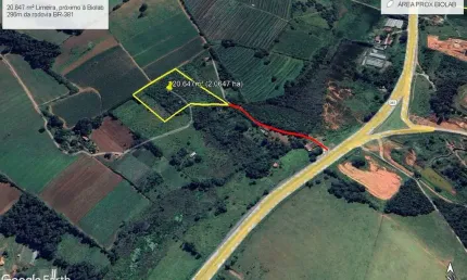 Área à venda, 20647 m² por R$ 1.600.000,00 - Limeira - Pouso Alegre/MG