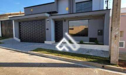 Casa maravilhosa  com 3 dormitórios à venda, 127 m² por R$ 680.000 - Parque Real - Pouso Alegre/MG