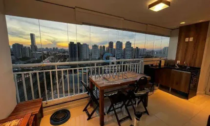 Apartamento com 2 dormitórios, suíte e varanda gourmet, 63m2,  à venda no tatuapé - são paulo/sp