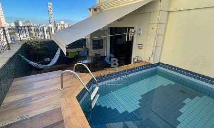 Cobertura com 3 dormitórios à venda, 158 m² por R$ 1.493.000,00 - Tatuapé - São Paulo/SP