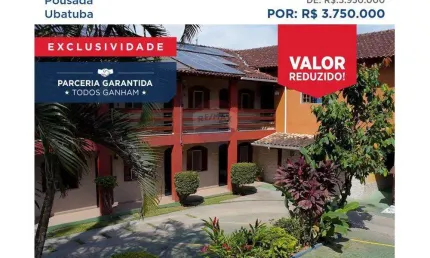 Vendo Hotel Pousada Portal da Palmeira familiar em Ubatuba (Única na cidade com piscina aquecida com acesso a PcD)