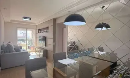 Apartamento com 3 dormitórios à venda, 84 m² por R$ 690.000,00 - Vila Valparaíso - Santo André/SP