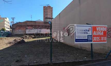 Terreno comercial para alugar na Avenida Bonifácio Vilela, 317, Centro, Ponta Grossa