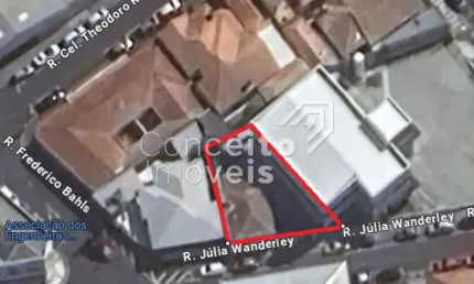 Terreno à venda na Rua Júlia Wanderley, 1330, Centro, Ponta Grossa
