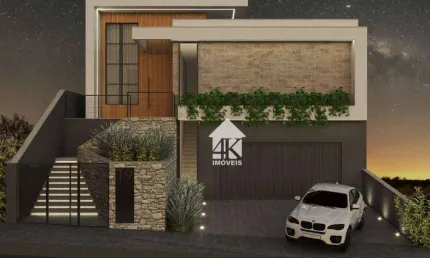 Casa com 3 dormitórios à venda, 238 m² por r$ 2.300.000,00 - pedra branca - palhoça/sc