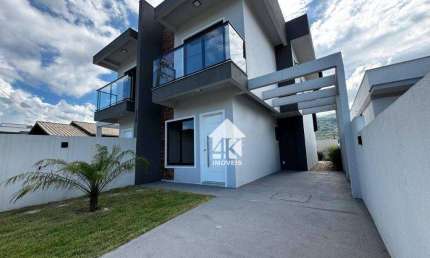 Sobrado com 2 dormitórios à venda, 99 m² por R$ 520.000 - Forquilhas - São José/SC