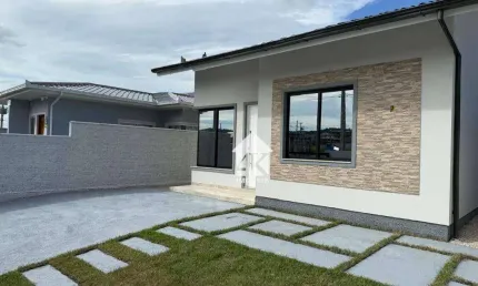 Casa com 2 dormitórios à venda, 70 m² por R$ 495.000 - Forquilhas - São José/SC