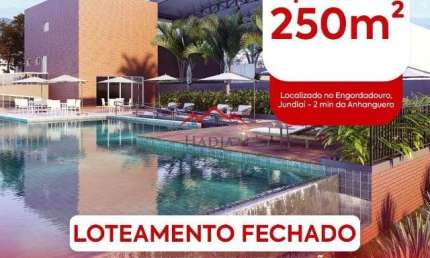 Terrenos a venda condomínio fechado Villaggio Engordadouro em Jundiaí - SP