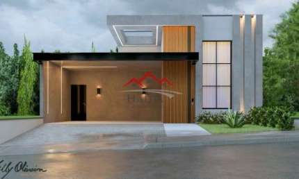 Casa térrea em construção à venda no Condomínio Terras de Gênova, em Jundiaí/SP