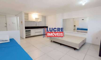 Flat com 1 dormitório à venda, 35 m² por R$ 360.000,00 - Ponta de Campina - Cabedelo/PB
