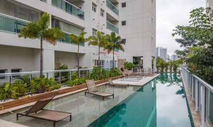 Apartamento à venda na Barra Funda com 45 metros 1 dormitório 1 vaga e piscina