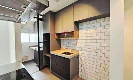 Apartamento com 2 Quartos, Sala Integrada, Cozinha, 1 Vaga com 52 metros para locação,  – Água Branca