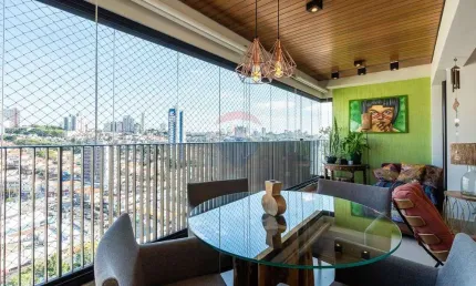 Apartamento em Perdizes andar alto 116m2 com 3 dormitórios 2 suítes 2 vagas varanda  Condomínio Autoral Perdizes