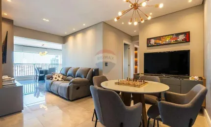 Apartamento à venda no belém home resort – 105m², 3 quartos, suíte, varanda gourmet com churrasqueira, 2 vagas e depósito – próximo ao metrô belém