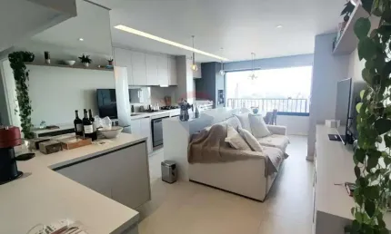 Apartamento mobiliado para alugar com 2 quartos e 1 suíte e lazer completo no Piscine Brás!