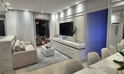 Apartamento mobiliado à venda com 2 suítes 2 vagas, por r$ 1.540.000 em campinas, swiss park