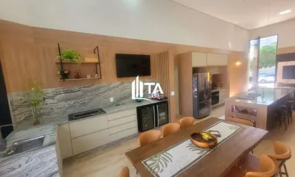 Casa em Condomínio à venda 230m² com 4 suítes 5 vagas em Campinas - Swiss Park.