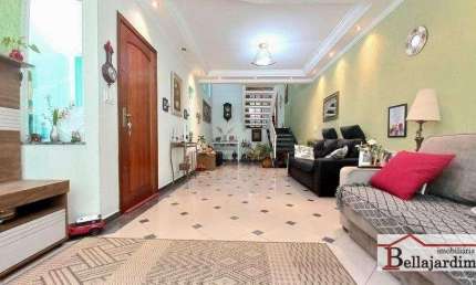 Sobrado com 4 dormitórios à venda, 240 m² - Vila Assunção - Santo André/SP