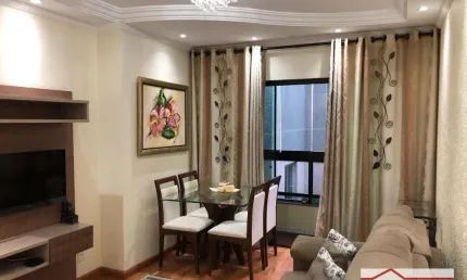 Apartamento com 3 dormitórios à venda, 66 m² - Bairro Vila Homero Thon - Santo André/SP