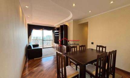 Apartamento com 3 quartos para alugar, 100 m² - Vila Bastos - Santo André/SP