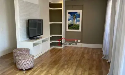 Apartamento com 3 dormitórios para alugar, 128 m² - Centro - Santo André/SP