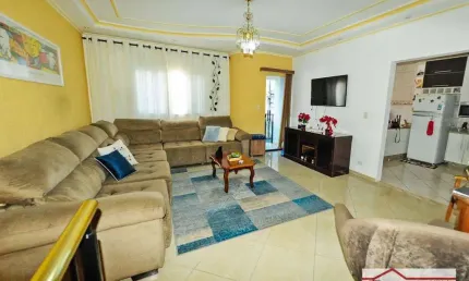 Sobrado com 3 dormitórios para alugar, 246 m² - bairro jardim utinga - santo andré/sp