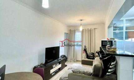 Apartamento com 1 dormitório para alugar, 48 m² - Centro - São Bernardo do Campo/SP