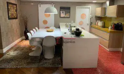 Apartamento com 3 dormitórios à venda, 136 m² - bairro jardim - santo andré/sp