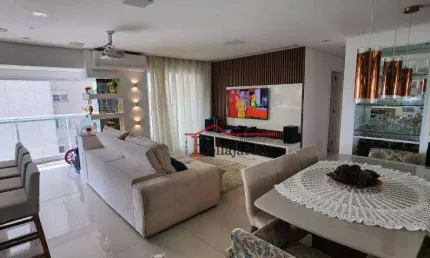 Apartamento com 3 dormitórios à venda, 115 m² - bairro jardim - santo andré/sp
