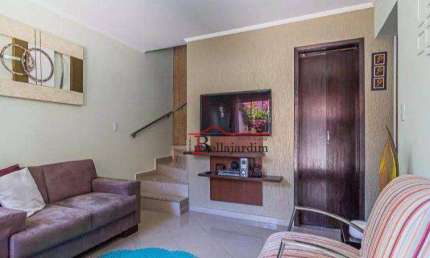 Sobrado com 3 dormitórios à venda, 74 m² - Bairro Santa Maria - Santo André/SP