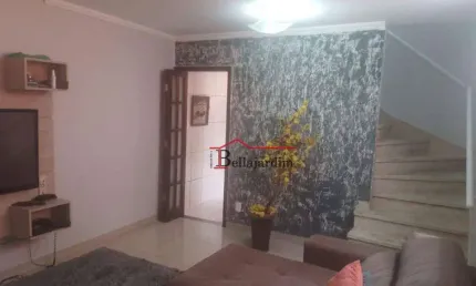 Sobrado com 2 dormitórios à venda, 124 m² - bairro vila alzira - santo andré/sp