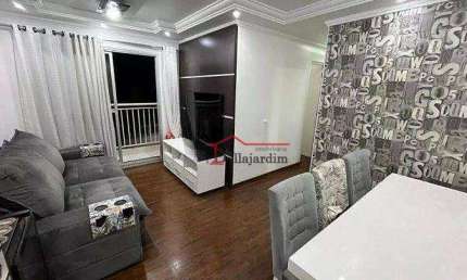 Apartamento com 3 dormitórios à venda, 67 m² - Vila Homero Thon - Santo André/SP