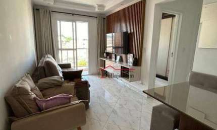 Apartamento com 2 dormitórios à venda, 57m² - Bairro Vila Curuçá - Santo André/SP
