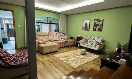 Sobrado com 3 dormitórios à venda, 191 m² - Paraíso - Santo André/SP