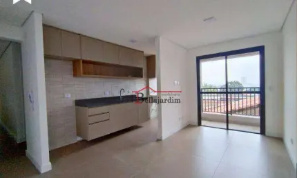 Apartamento com 2 dormitórios para alugar, 65 m² - bairro campestre - santo andré/sp