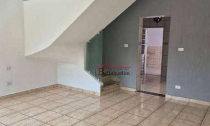 Sobrado com 2 dormitórios para alugar, 110m² - Bairro Jardim - Santo André/SP