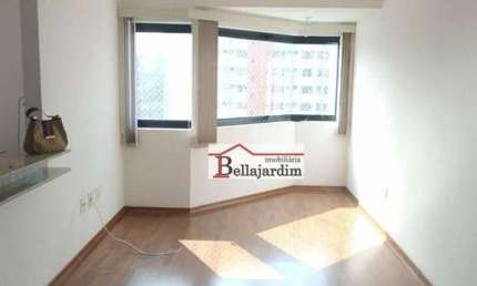 Apartamento com 1 dormitório para alugar, 50 m² - Bairro Jardim - Santo André/SP