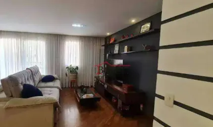 Apartamento com 3 dormitórios para alugar, 118 m² - Bairro Vila Bastos - Santo André/SP