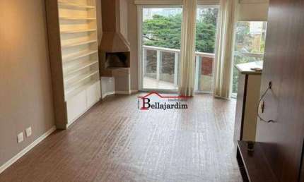 Apartamento com 1 dormitório para alugar, 104m²  - Bairro Jardim - Santo André/SP