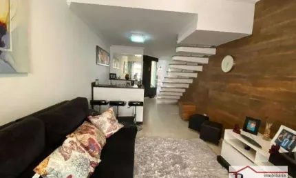 Sobrado com 3 dormitórios à venda, 111 m² - Vila Linda - Santo André/SP
