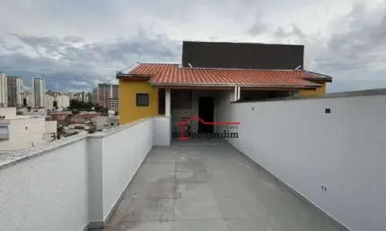 Cobertura com 2 dormitórios para alugar, 100 m² - Vila São Pedro - Santo André/SP