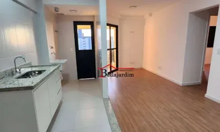 Apartamento com 2 dormitórios para alugar, 57 m² - Vila Valparaíso - Santo André/SP