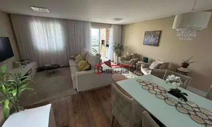Apartamento com 2 dormitórios à venda, 93 m² - vila valparaíso - santo andré/sp