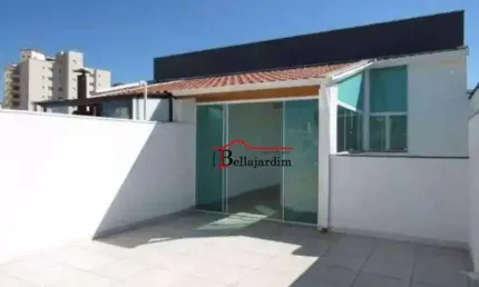 Cobertura com 2 dormitórios, 104 m² - venda ou aluguel - bairro jardim bela vista - santo andré/sp
