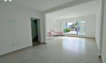 Sobrado com 3 dormitórios para alugar, 188 m² - Bairro Jardim - Santo André/SP