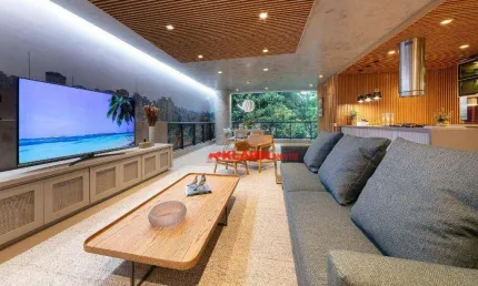 ** apartamento andar alto com 154m² - 3 suítes com 2 vagas de garagem - varanda gourmet e lazer completo com localização privilegiada **